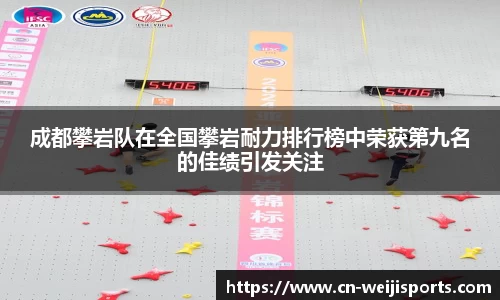 成都攀岩队在全国攀岩耐力排行榜中荣获第九名的佳绩引发关注
